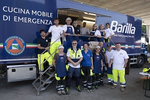 FAENZA, ITALY, MAY 23 - Romagna flood. BARILLA presence, Faenza, May 23, 2023.  