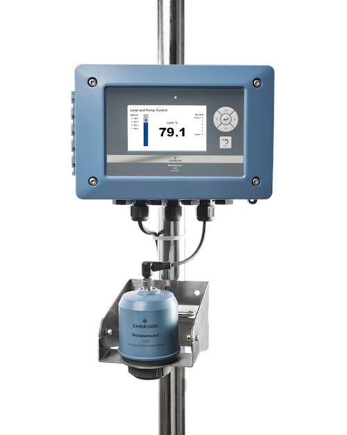 Il nuovo controller per livello e portata di Emerson riduce la complessità delle applicazioni su acqua e acque reflue